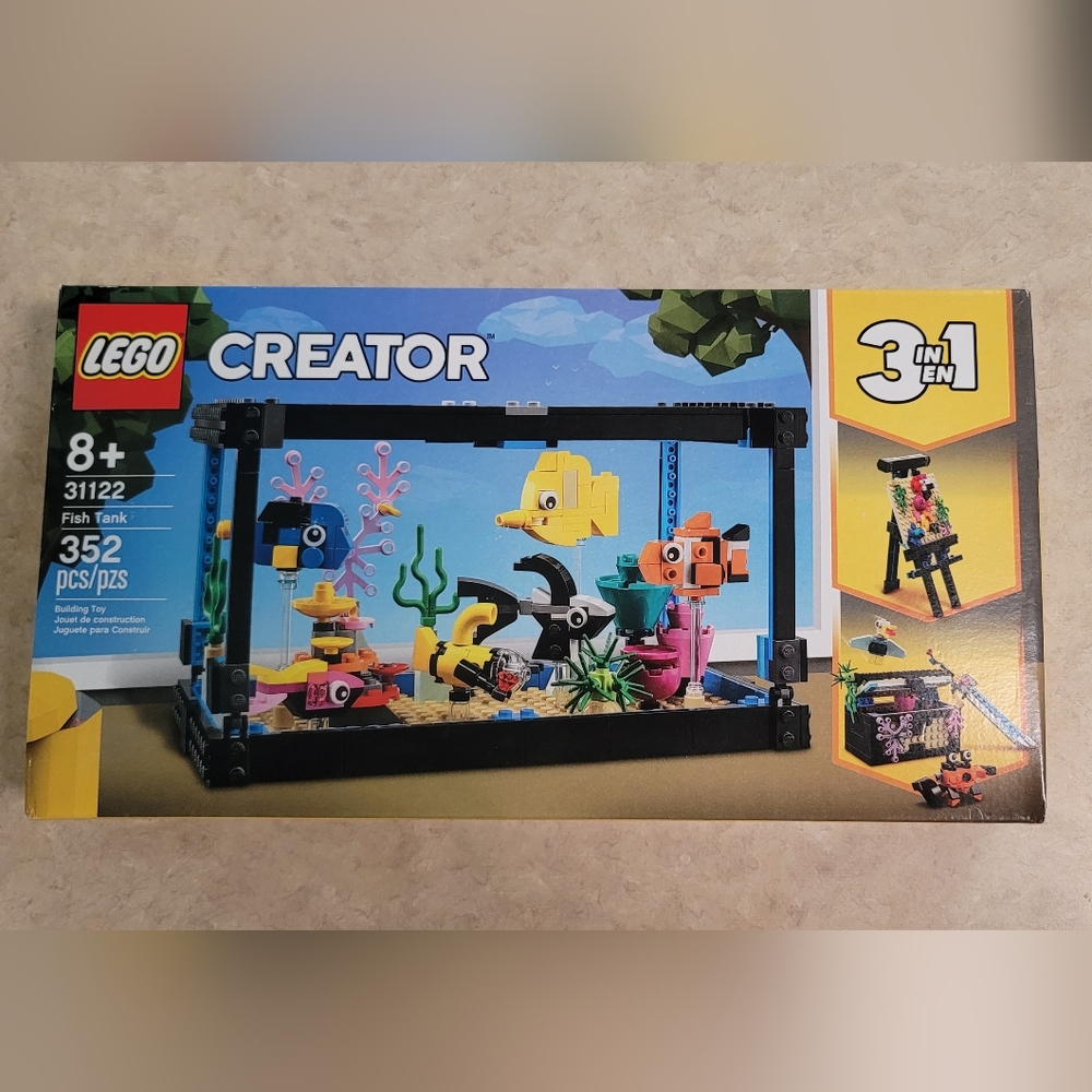 LEGO Creator 3-in-1 Underwater Adventure Set - Yellow, Pink, Orange